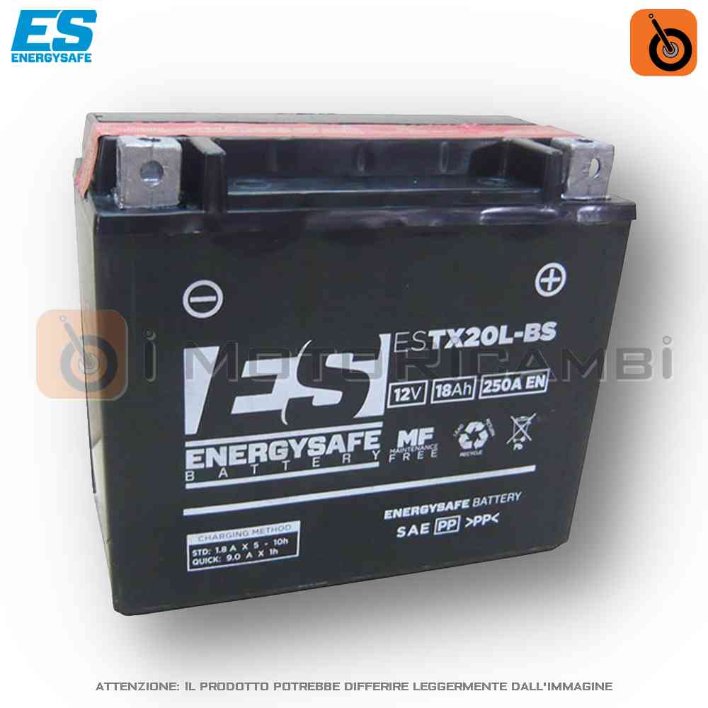 Batteria Energysafe ESTX20L-BS 12V/18AH - iMotoRicambi