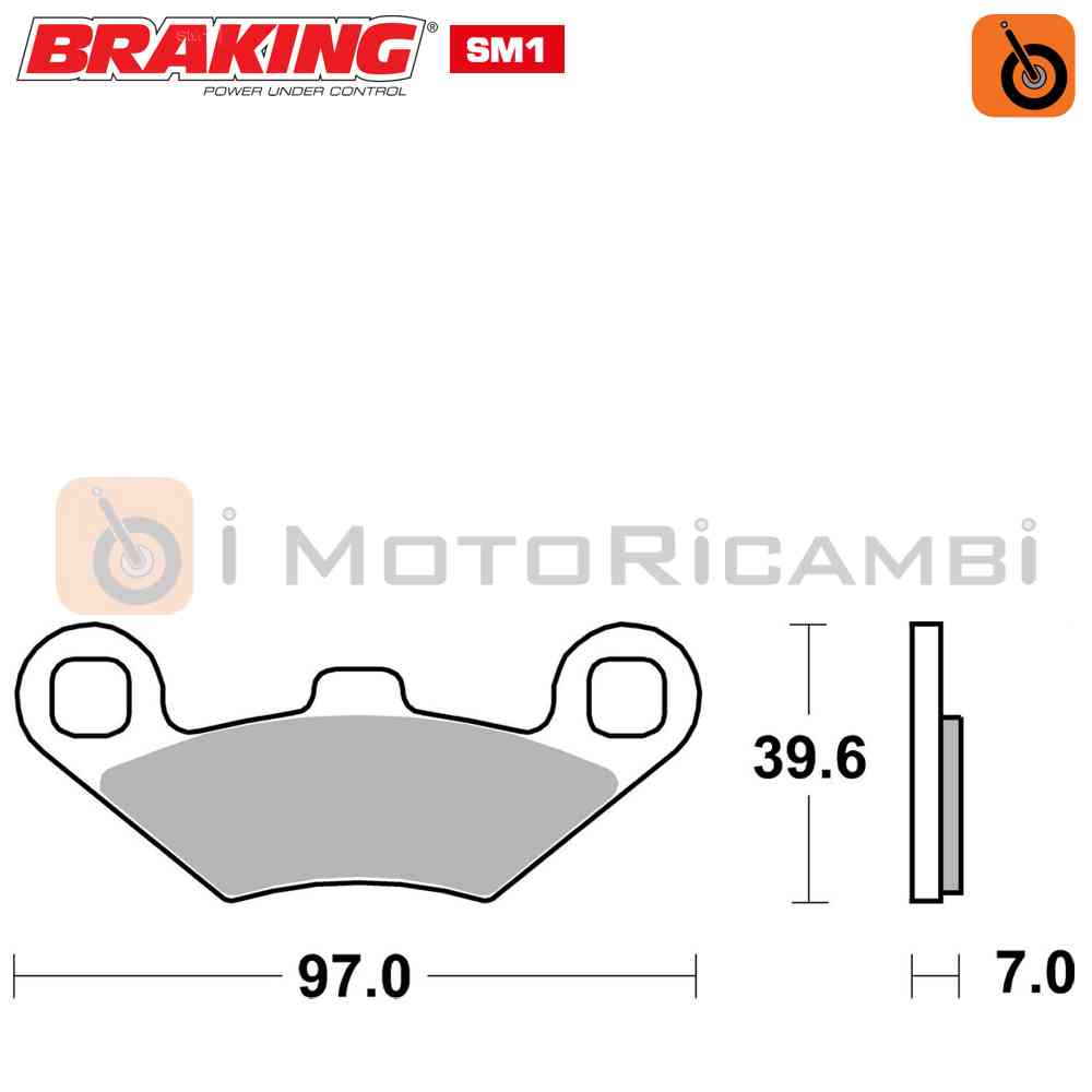 Pastiglie Freno Anteriore Braking Semi Metalliche - Adesso 21% di risparmio