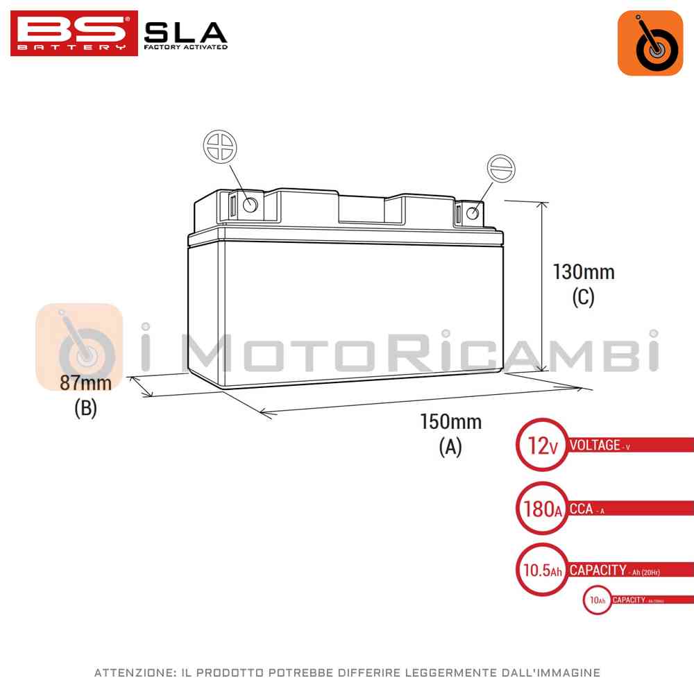 Batteria moto ENERGY SAFE ESTX9-BS 