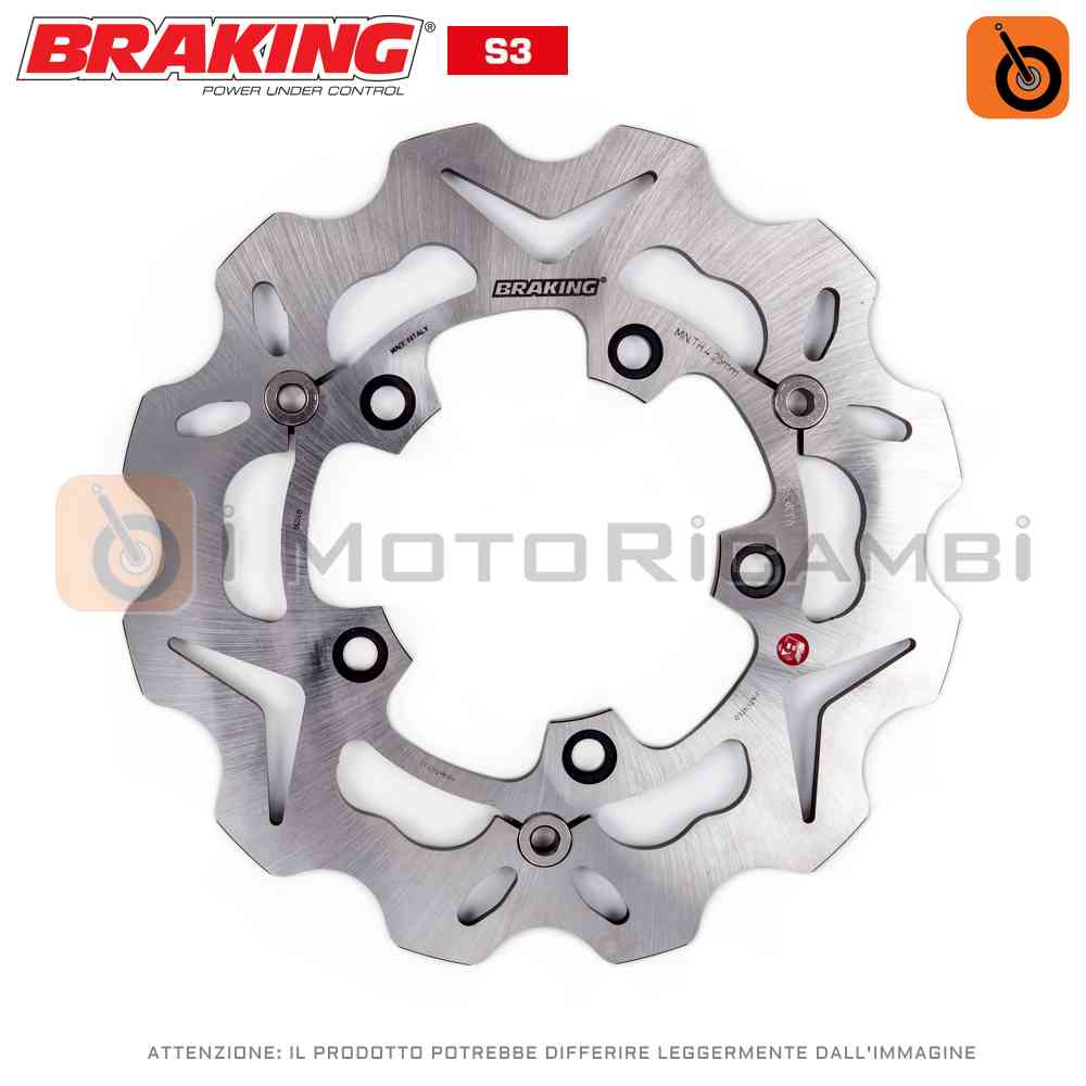 Disco freno posteriore Braking W-Fix YA47RID per Moto - iMotoRicambi