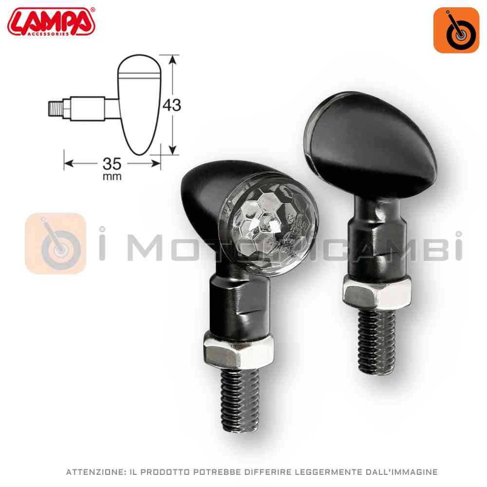 Frecce a led LAMPA Drop - iMotoRicambi